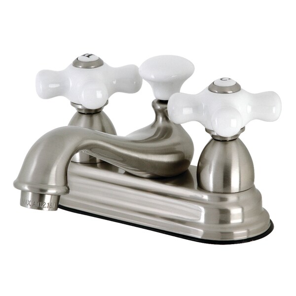 KS3608PX 4" Centerset Bathroom Faucet, Brushed Nickel